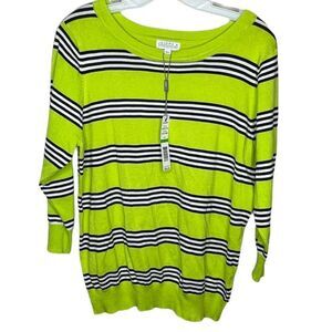 Joseph A Striped Sweater nwt‎